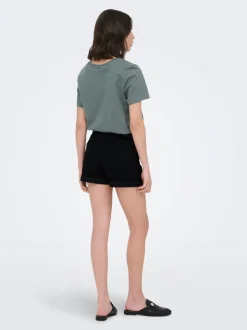 Online JDYMOON Mellemhøj talje Regular fit Denim-shorts Dame Shorts|Double Denim