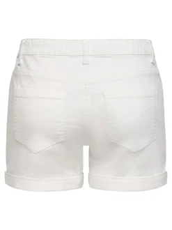 New JDYMOON Mellemhøj talje Regular fit Denim-shorts Dame Shorts|Double Denim