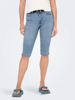 Online JDYMOON Mellemhøj talje Skinny fit Jeans Dame Shorts