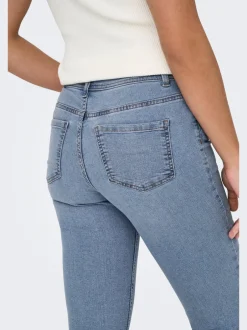 Online JDYMOON Mellemhøj talje Skinny fit Jeans Dame Shorts