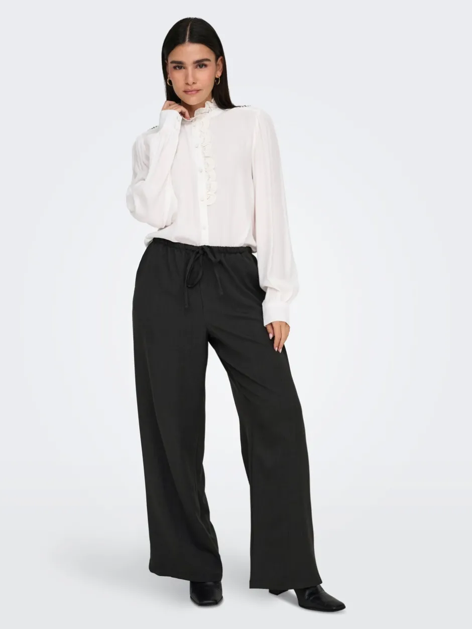 Discount JDYNINA Wide leg fit Bukser i wide fit Dame Bukser