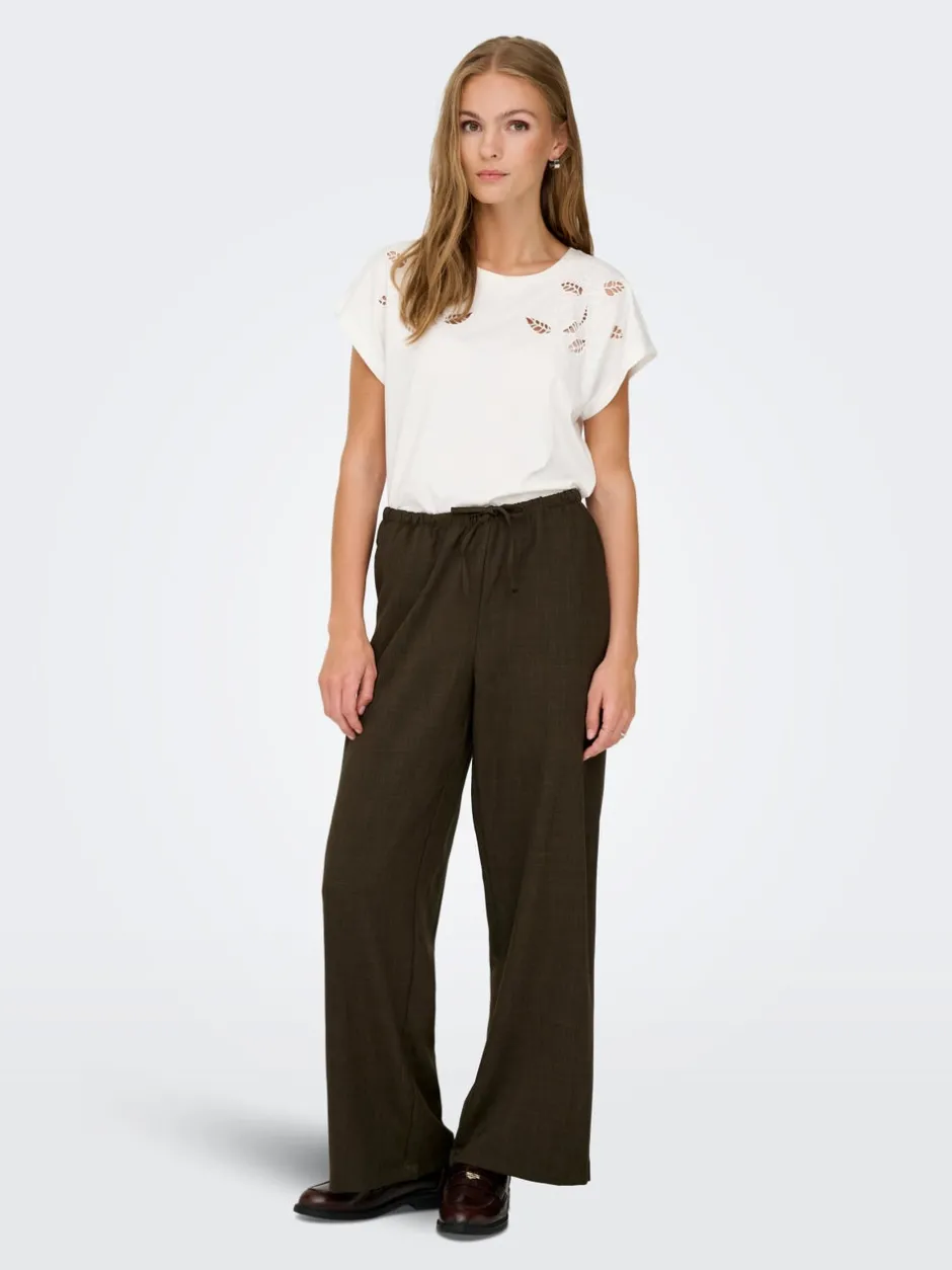 Clearance JDYNINA Wide leg fit Bukser i wide fit Dame Bukser
