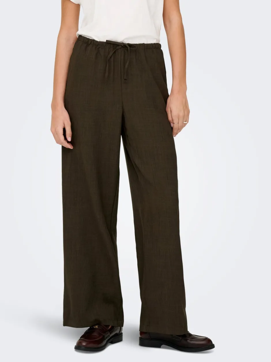 Clearance JDYNINA Wide leg fit Bukser i wide fit Dame Bukser