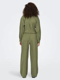 New JDYNINA Wide leg fit Bukser i wide fit Dame Bukser