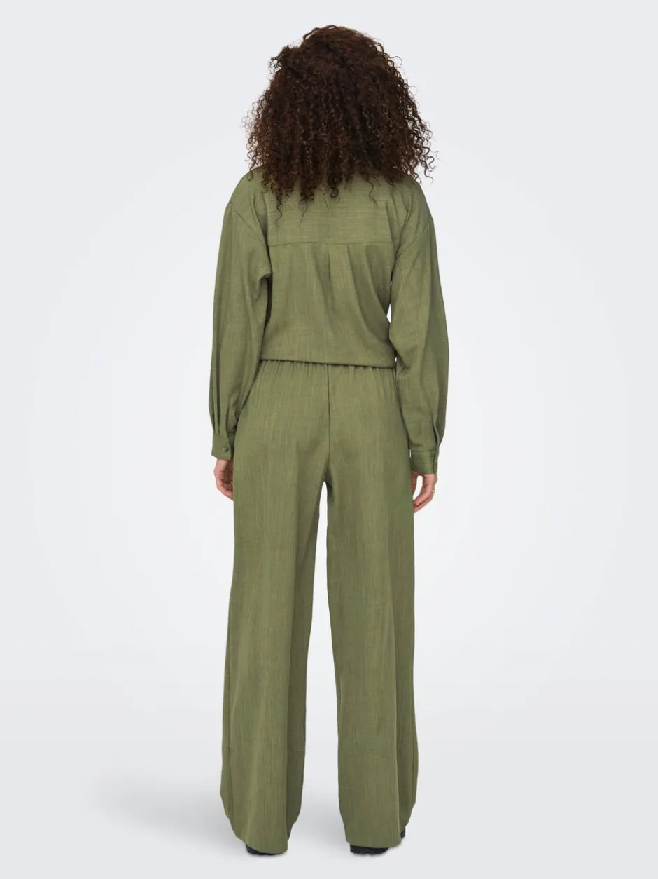New JDYNINA Wide leg fit Bukser i wide fit Dame Bukser