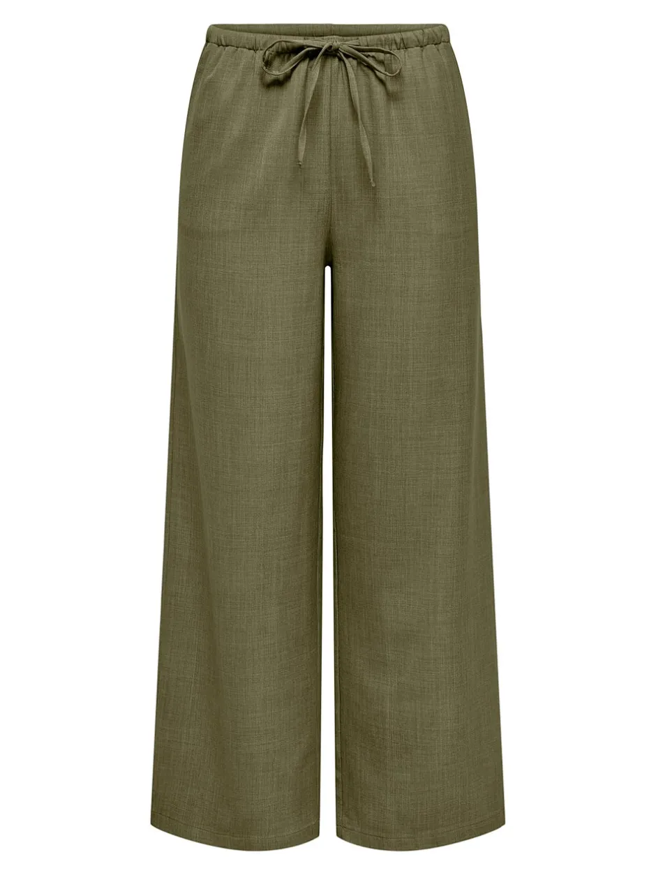 New JDYNINA Wide leg fit Bukser i wide fit Dame Bukser