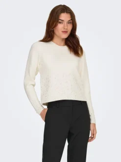 Online JDYPEARL Striktrøje Dame Strik & Cardigans