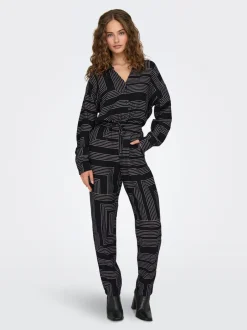 Best JDYPEPPER Loose fit Bukser i wide fit Dame Bukser