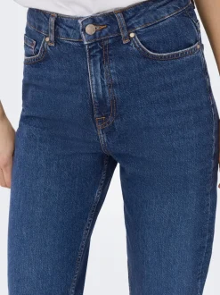Hot JDYPETRA Høj talje Straight fit Disse jeans bør føles stramme i begyndelsen, da de vil strække sig og forme sig efter din krop over tid. For det bedste fit, vælg en størrelse mindre Jeans Dame Jeans|Jeans