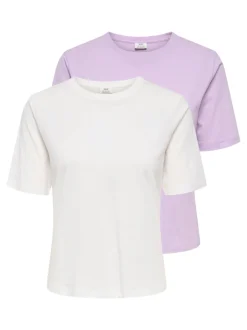 Outlet JDYREX 2-pack T-shirt Dame Toppe