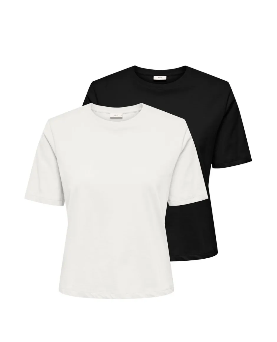 Outlet JDYREX 2-pack T-shirt Dame Toppe