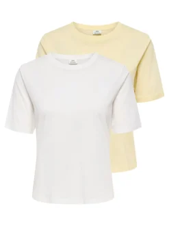 New JDYREX 2-pack T-shirt Dame Toppe