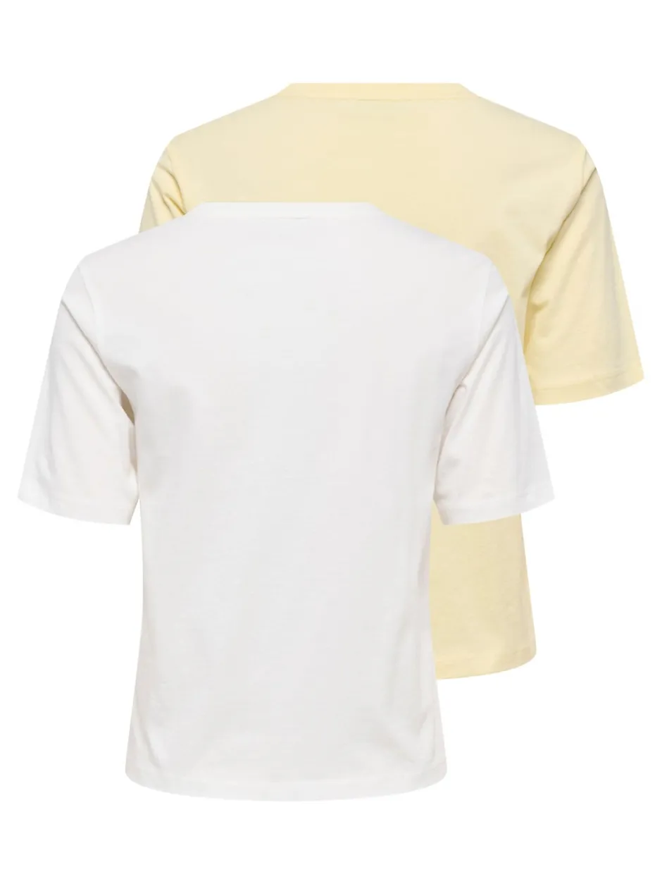 New JDYREX 2-pack T-shirt Dame Toppe