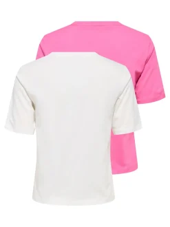 Outlet JDYREX 2-pack T-shirt Dame Toppe