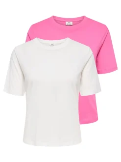 Outlet JDYREX 2-pack T-shirt Dame Toppe