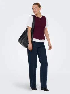 JDYRILEY Vest Dame Jakker Og Frakker|Strik & Cardigans