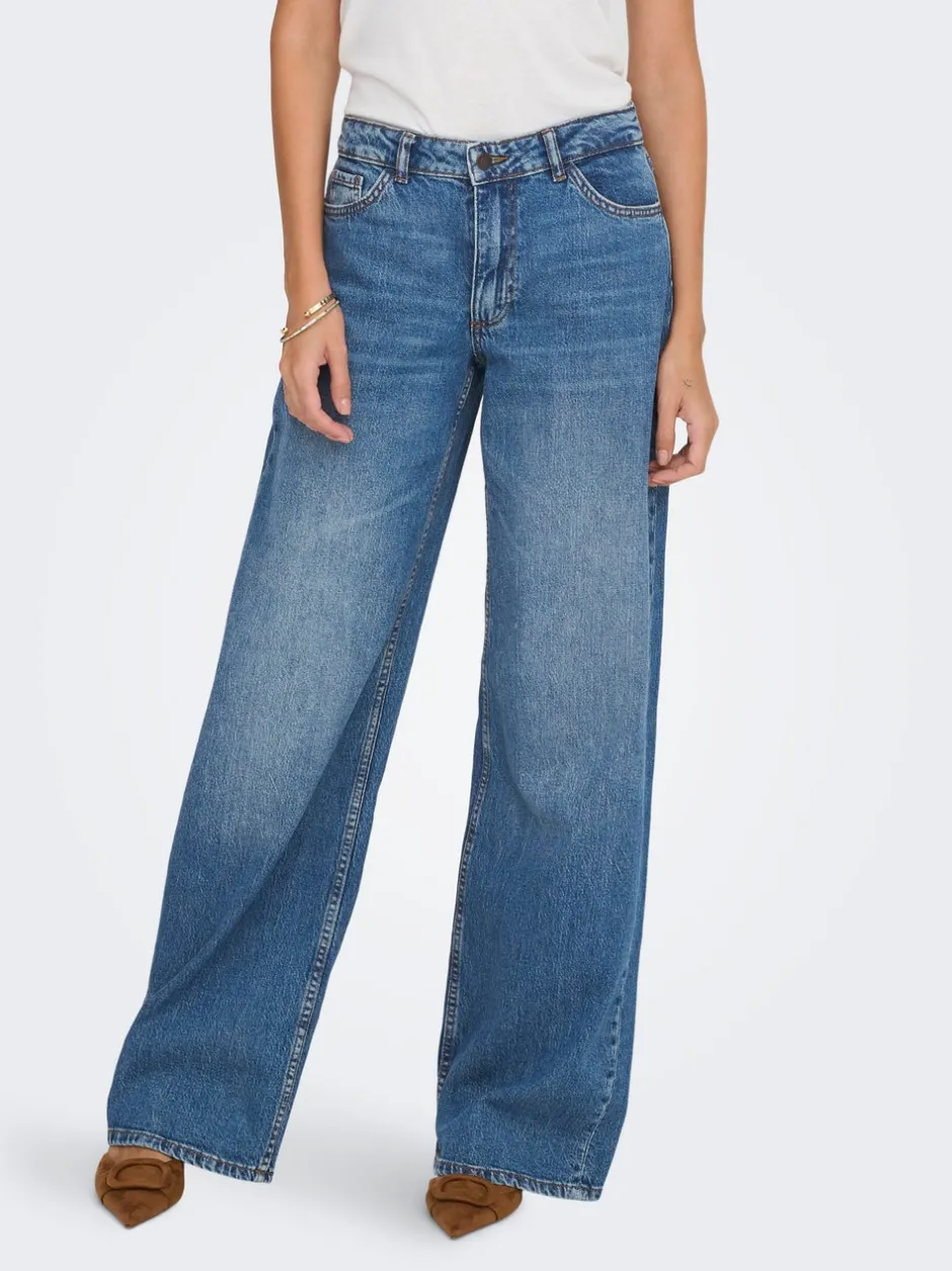 Discount JDYRUBY Mellemhøj talje Loose fit Jeans Dame Jeans|Jeans