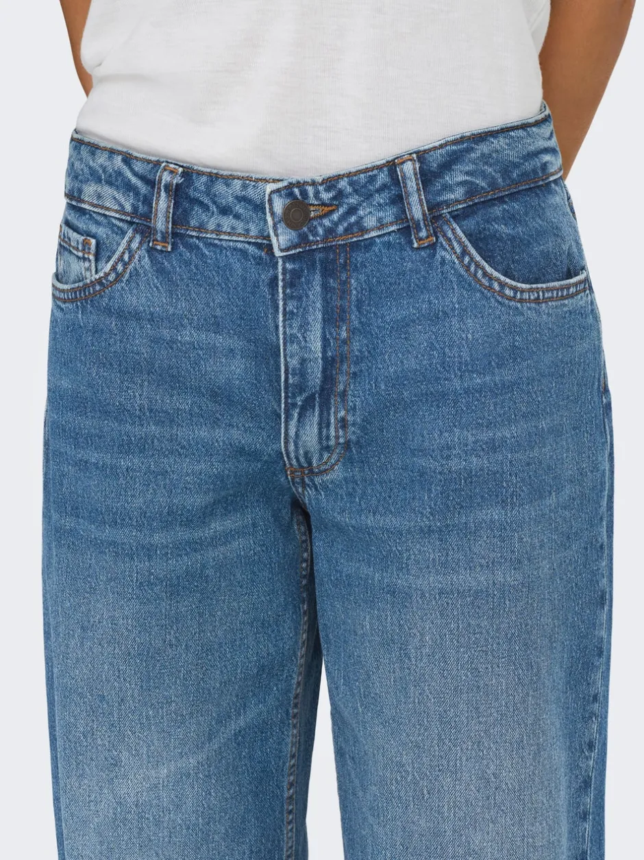 Discount JDYRUBY Mellemhøj talje Loose fit Jeans Dame Jeans|Jeans