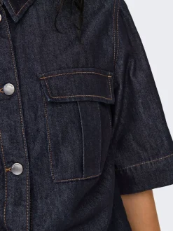 Hot JDYSANSA Denim-skjorte Dame Skjorter