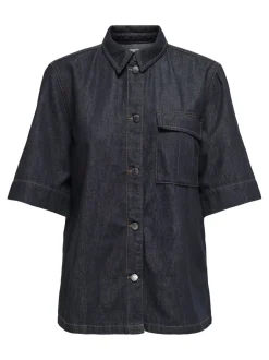 Hot JDYSANSA Denim-skjorte Dame Skjorter