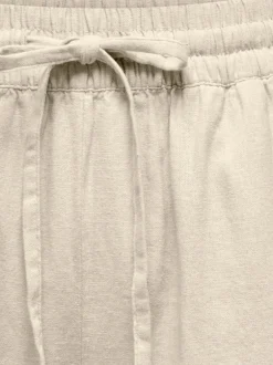 Sale JDYSAY Høj talje Regular fit Hør Shorts Dame Shorts