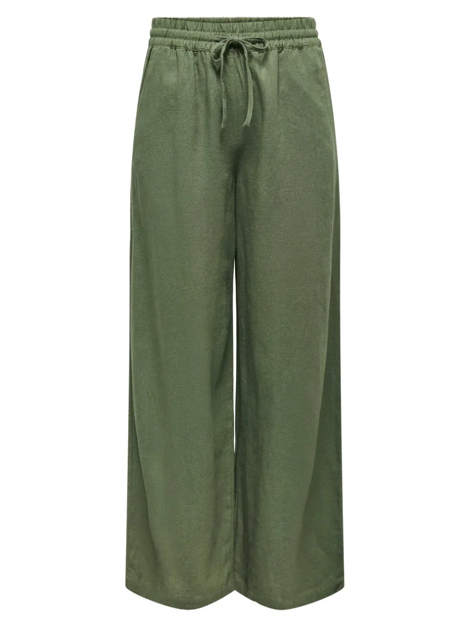 Discount JDYSAY Loose fit Hør Bukser i wide fit Dame Bukser