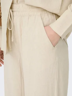 Best JDYSAY Loose fit Hør Bukser i wide fit Dame Bukser