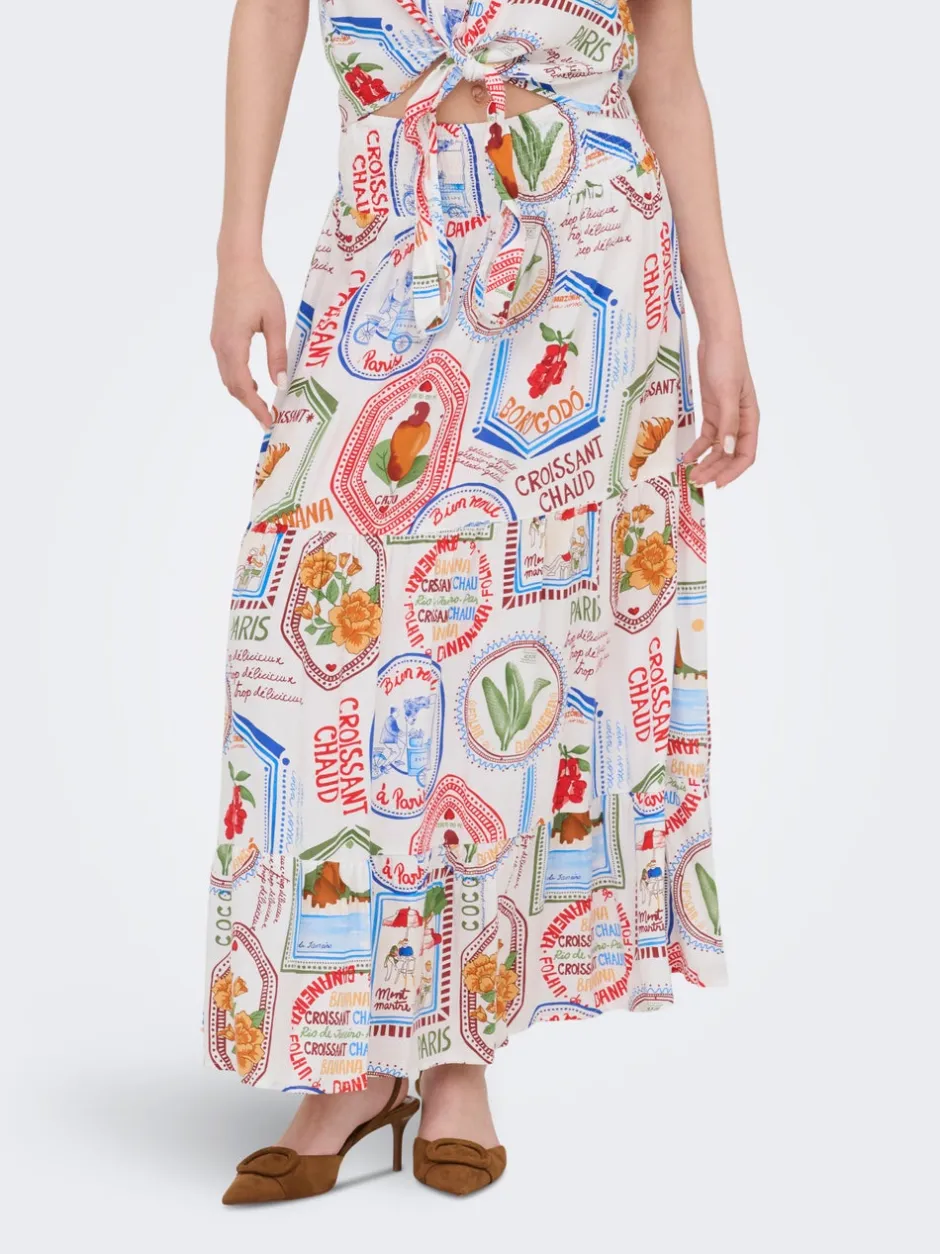 New JDYSEZEN Nederdel Lang nederdel Dame Nederdele