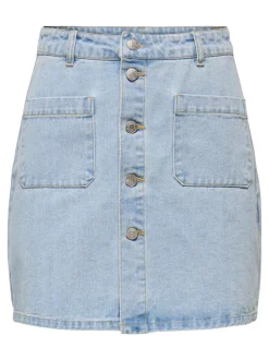 Outlet JDYSHIRAZ Denim-nederdel Mininederdel Dame Nederdele