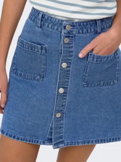 Best JDYSHIRAZ Denim-nederdel Mininederdel Dame Nederdele