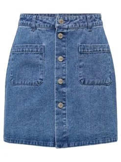 Best JDYSHIRAZ Denim-nederdel Mininederdel Dame Nederdele
