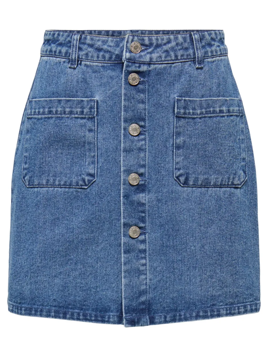 Best JDYSHIRAZ Denim-nederdel Mininederdel Dame Nederdele