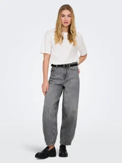 Clearance JDYSUSIE Mellemhøj talje Barrel fit Jeans Dame Jeans|Jeans
