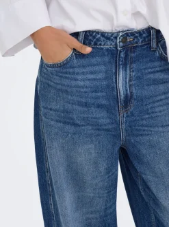 Best JDYSUSIE Mellemhøj talje Barrel fit Jeans Dame Jeans|Jeans