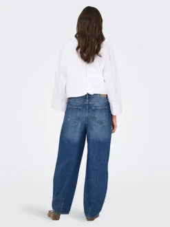 Best JDYSUSIE Mellemhøj talje Barrel fit Jeans Dame Jeans|Jeans