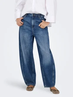 Best JDYSUSIE Mellemhøj talje Barrel fit Jeans Dame Jeans|Jeans