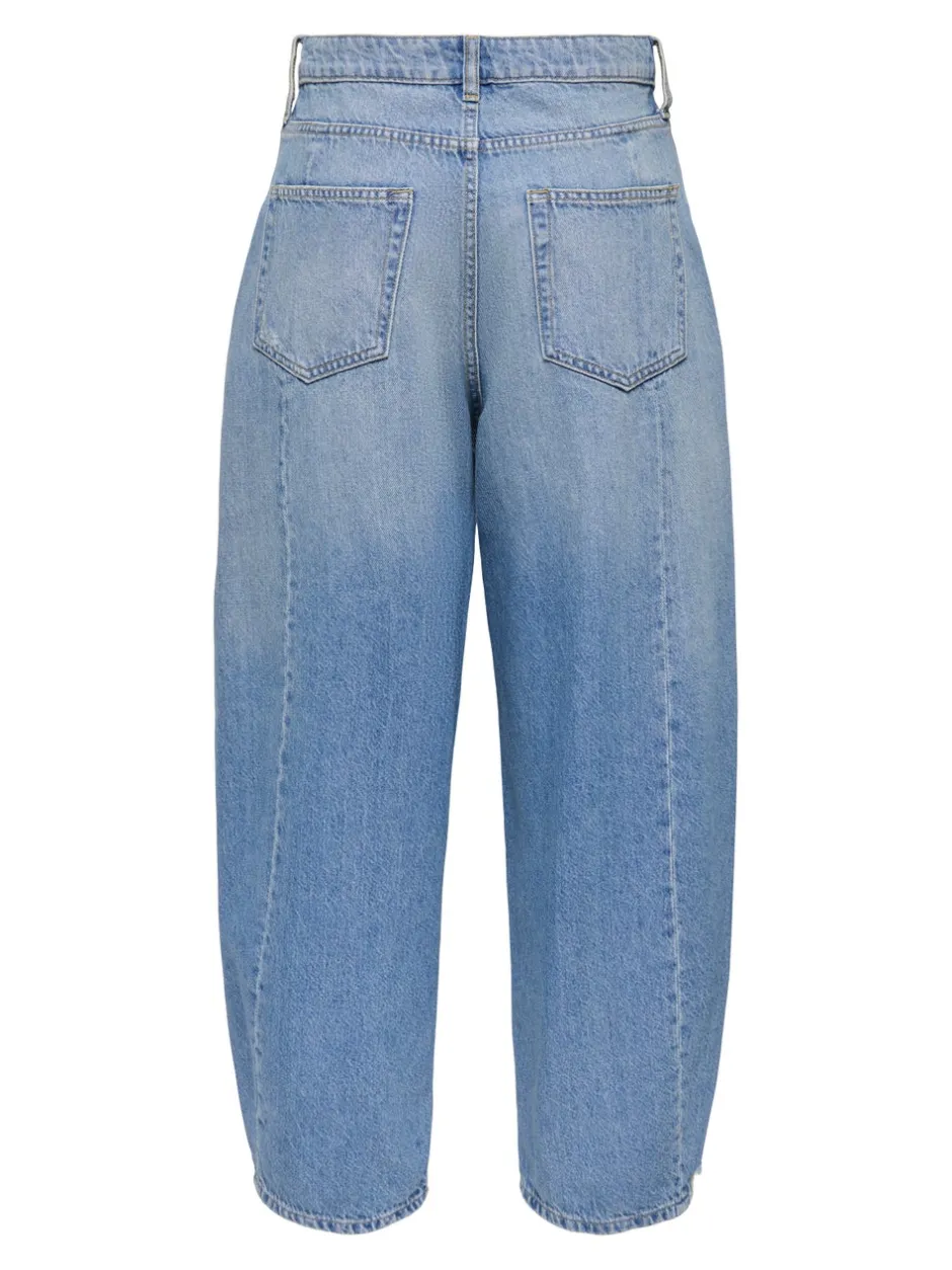 Best JDYSUSIE Mellemhøj talje Barrel fit Jeans Dame Jeans|Jeans