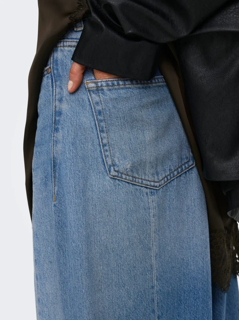 Best JDYSUSIE Mellemhøj talje Barrel fit Jeans Dame Jeans|Jeans