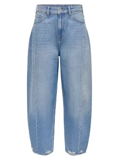 Best JDYSUSIE Mellemhøj talje Barrel fit Jeans Dame Jeans|Jeans