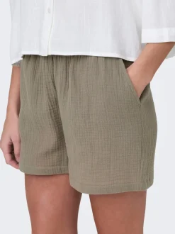 Hot JDYTHEIS Mellemhøj talje Regular fit Paperbag-shorts Dame Shorts
