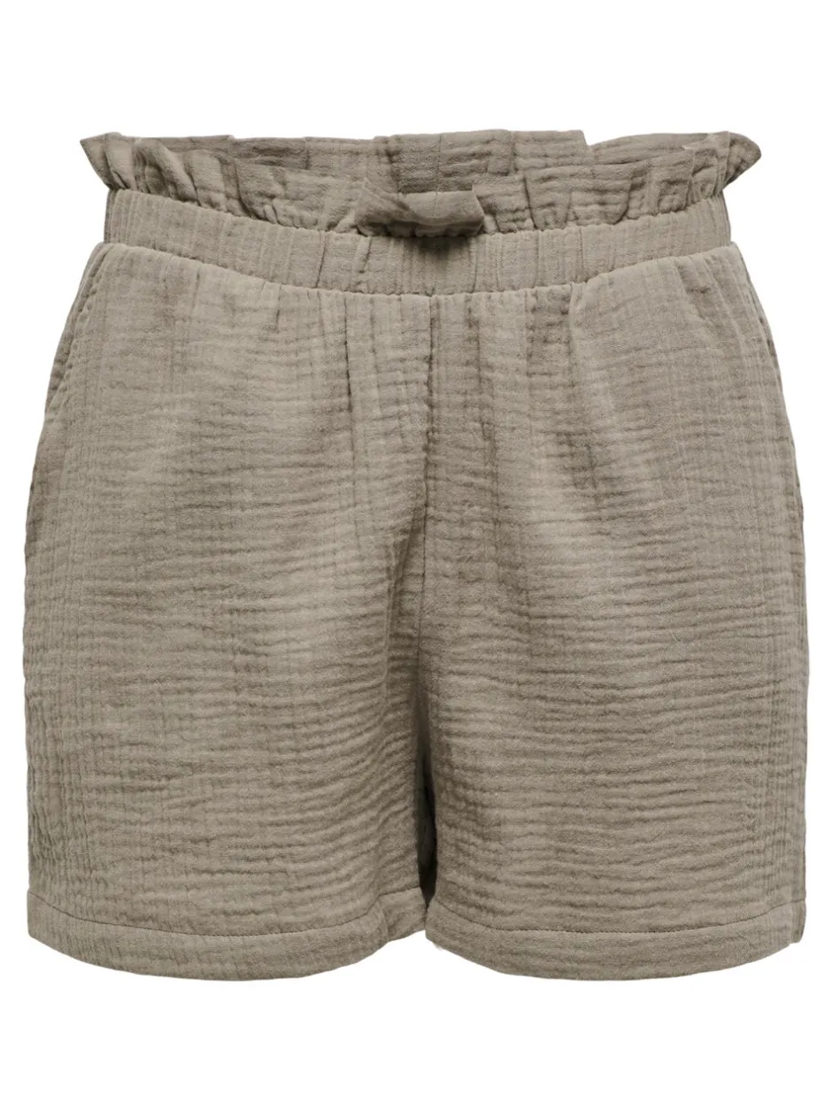 Hot JDYTHEIS Mellemhøj talje Regular fit Paperbag-shorts Dame Shorts