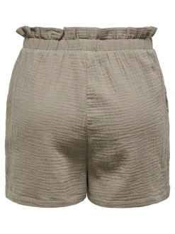Hot JDYTHEIS Mellemhøj talje Regular fit Paperbag-shorts Dame Shorts