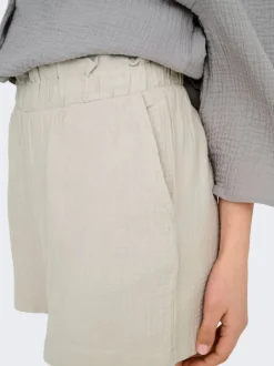 Outlet JDYTHEIS Mellemhøj talje Regular fit Paperbag-shorts Dame Shorts