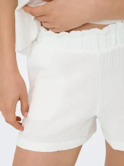 Online JDYTHEIS Mellemhøj talje Regular fit Paperbag-shorts Dame Shorts