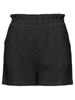New JDYTHEIS Mellemhøj talje Regular fit Paperbag-shorts Dame Shorts