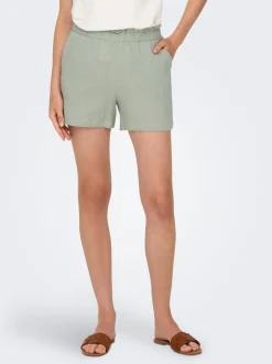 Hot JDYTHEIS Mellemhøj talje Regular fit Paperbag-shorts Dame Shorts