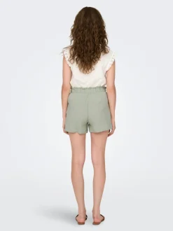 Hot JDYTHEIS Mellemhøj talje Regular fit Paperbag-shorts Dame Shorts