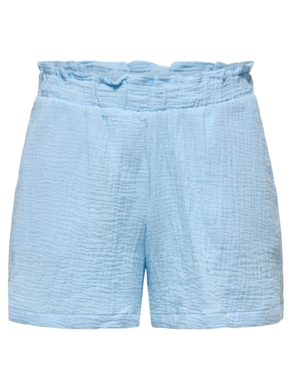 New JDYTHEIS Mellemhøj talje Regular fit Paperbag-shorts Dame Shorts