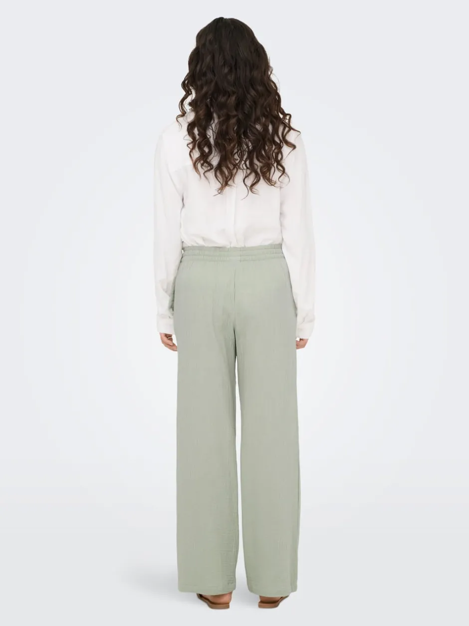 New JDYTHEIS Wide leg fit Bukser i wide fit Dame Bukser