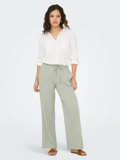 New JDYTHEIS Wide leg fit Bukser i wide fit Dame Bukser